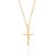 Pingente Rommanel Formato Cruz Com Cristo, Med. 2,3 X 1,4 Cm - Imagem 2