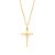 Pingente Rommanel Formato Cruz  Com Cristo, Med. 3,0 X 1,9 Cm - Imagem 2