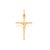 Pingente Rommanel Formato Cruz  Com Cristo, Med. 3,0 X 1,9 Cm - Imagem 1
