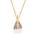 Pingente Rommanel " Nossa Senhora Aparecida " Com 46 Zircônias De 1,5Mm  Med 2,5 Cm - Imagem 2
