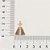 Pingente Rommanel " Nossa Senhora Aparecida " Com 46 Zircônias De 1,5Mm  Med 2,5 Cm - Imagem 3