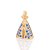 Pingente Rommanel " Nossa Senhora Aparecida " Com 18 Zircônias Cravejadas De 1,5Mm Med 1,4 Cm - Imagem 1