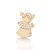 Pingente Rommanel No Formato De Menina, Composto Por 18 Zircônias De 1,0 Mm. Med 1,3 Cm X 0,90 Cm - Imagem 1