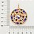 Pingente Rommanel Mandala Roda Da Vida, Cravejado Por 168 Zircônias De 1,25 Mm, 18 Zircônias De 4,0 Mm, 18 Zircônias De - Imagem 3