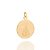 Pingente Rommanel Medalha Redonda, Composta Por Nossa Senhora Aparecida Ao Centro Med 2,8 Cm X 2,0 Cm - Imagem 1