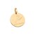 Pingente Rommanel Medalha Formado Por Símbolo Profissão CabelereiraMed 2,0 Cm X 1,5 Cm - Imagem 1