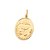 Pingente Rommanel Medalha Formato Oval, Composto Por Imagem E Escrita Santa Dulce Dos Pobres Med 3,30 Cm X 1,90 Cm - Imagem 1