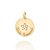 Pingente Rommanel Medalha Composto Por Estrela Cravejada Por 5 Zircônias De 1,25 Mm E 1 Zircônia De 1,50 Mm, Com Escrita - Imagem 1