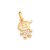 Pingente Rommanel Menino Com Roupa E Boné Cravejados Por 14 Zircônias De 1,25 Mm E 2 Zircônias De 1,0 Mm.Med 2,2 Cm X 1, - Imagem 1
