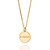 Pingente Rommanel Medalha Escrito Gratidão Ao Centro Med 1,8 Cm X 1,4 Cm - Imagem 2