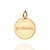 Pingente Rommanel Medalha Escrito Gratidão Ao Centro Med 1,8 Cm X 1,4 Cm - Imagem 1