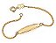 Pulseira Rommanel Infantil Formada Por Fio Grumet 0,40 Lixado Com Chapa Diamantada  Med 15 Cm - Imagem 1