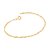 Pulseira Rommanel Formada Por Fio Cingapura Med 18/19 Cm - Imagem 1