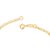 Pulseira Rommanel Formada Por Fio Elo Longo Diamantado Com Pino No Centro Diamantado Med 18/19 Cm - Imagem 2
