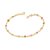 Pulseira Rommanel  Com Pedras Coloridas 19 Cm Ajustável Para 18 Cm - Imagem 1