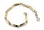 Pulseira Rommanel Formada Por Chapas Lisas, Med 19 / 21 Cm - Imagem 1