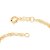 Pulseira Rommanel Infantil Formada Por Elos Achatados E Trabalhados, Med 14 Cm - Imagem 2