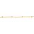 Pulseira Rommanel Infantil Intercalada Com Globos Vazados Med 14 Cm - Imagem 2