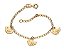 Pulseira Rommanel Infantil Com Berloques De Pássaros  Med 16 Cm Ajustável A 14 Cm - Imagem 1