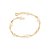 Pulseira Rommanel Formada Por Cristais Intercalados Por Pérolas Sintéticas De 6Mm  Med 19 Cm - Imagem 1