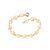 Pulseira Rommanel Infantil Formada Por Rosas Vazadas  Med 14 Cm - Imagem 1