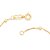 Pulseira Rommanel Infantil Formada Por Fio Cingapura Com Bolas De Metal De 3Mm Med 14 Cm - Imagem 2