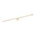 Pulseira Rommanel Infantil Formada Por Fio Com 11 Pérolas Sintéticas De 3Mm Tendo Berloque De Laço Pendurado  Med 14 Cm - Imagem 1