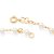 Pulseira Rommanel 16 Pérolas 4mm Folheada Ouro Feminina Rommanel - Imagem 2