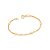 Pulseira Rommanel Infantil Formada Por Fio Cingapura Torcido Composta Por Bolas Ocas De 3,50Mm Med 14Cm - Imagem 1