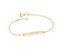 Pulseira Rommanel Formada Por Fio De Elos Intercalados Composto Por Chapa Com Descrição "Jesus"  Med  19Cm Ajustável A 1 - Imagem 1
