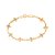 Pulseira Rommanel Infantil Formada Por Fio De Cruzes Coloridas  Med 16 Cm Ajustável 14 Cm - Imagem 1
