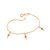 Pulseira Rommanel Infantil Formada Por Fio 0,40 Laminada, Composta Por 3 Pingentes No Formato "Sorvete" Com Aplicação De - Imagem 1