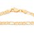 Pulseira Rommanel Formada Por Fio 3 X1 Com Elos Batidos E Trabalhadosmed 19/20/21 Cm - Imagem 2