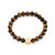 Pulseira Rommanel Shamballa Formada Por 23 Pedras "Olho De Tigre" De 8,00 Mm, Formado Por Peça Redonda Com Olho De Hórus - Imagem 1