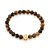 Pulseira Rommanel Shamballa Formada Por 25 Pedras "Olho De Tigre" De 8,00 Mm, Formado Por Peça Redonda Com Olho De Hórus - Imagem 1