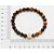 Pulseira Rommanel Shamballa Formada Por 25 Pedras "Olho De Tigre" De 8,00 Mm, Formado Por Peça Redonda Com Olho De Hórus - Imagem 3