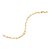 Pulseira Rommanel Formada Por Fio Elos Ovais Compridos Med 20 Cm / 21 Cm - Imagem 1
