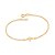 Pulseira Rommanel Formada Por Fio Elo 0,40 Cadeado, Composta Por Pingente Espírito SantoMed 19 Cm Ajustável 18 Cm - Imagem 1