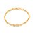 Pulseira Rommanel Formada Por Corrente Elo Cadeado Fio De 1,60Mm Med 20 Cm E 21 Cm - Imagem 1