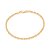 Pulseira Rommanel Formada Por Corrente Elo Cadeado Fio De 1,00Mm Med 20 Cm E 21 Cm - Imagem 1