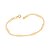 Pulseira Rommanel Formada Por Corrente Grumet Lixada Fio 0,40 Mm, Intercalada Por Círculos Vazados Med 18 Cm (Joia Licen - Imagem 1