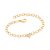 Pulseira Rommanel Formada Por Corrente De Elos Ovais Fio 0,80 Mm, Composta Por Coração Cravejado Por 17 Zircônias De 1,0 - Imagem 1