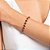 Pulseira Rommanel Formada Por Corrente Elo Losango Fio 0,60 Mm, Composta Por 15 Cristais Redondos De 6,0 MmMed 19 Cm Aju - Imagem 3