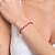 Pulseira Rommanel Formada Por Corrente De Elos Batidos Fio 0,40 Mm, Intercalada Por Miçangas De 3,50 MmMed 19 Cm - Imagem 3