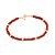 Pulseira Rommanel Formada Por 44 Miçangas Intercaladas Por 6 Cubos  (A Quantidade De Miçangas Pode Variar)Med 19 Cm Ajus - Imagem 1