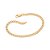 Pulseira Rommanel Formada Por Corrente Elo Grumet 5X4Mm, Fio De 1,0Mm Laminado Med 19 Cm - Imagem 1