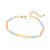 Pulseira Rommanel Composta Por 18 Cristais De 4,0 Mm, Com Medalha Retangular Escrito GratidãoMed 20 Cm Ajustável 15 Cm ( - Imagem 1