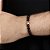 Pulseira Rommanel Shambala Formada Por 25 Pedras Sintéticas De 8,0 Mm, Composta Por Pingente Escrito Rommanel Com 3 Cruz - Imagem 3