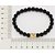 Pulseira Rommanel Shambala Formada Por 25 Pedras Sintéticas De 8,0 Mm, Composta Por Pingente Escrito Rommanel Com 3 Cruz - Imagem 2