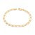 Pulseira Formada Por Corrente De Elo Longo Batido 12,90 X 4,50 Mm Med 20 Cm / 21 Cm / 22 Cm - 552014 - Imagem 1